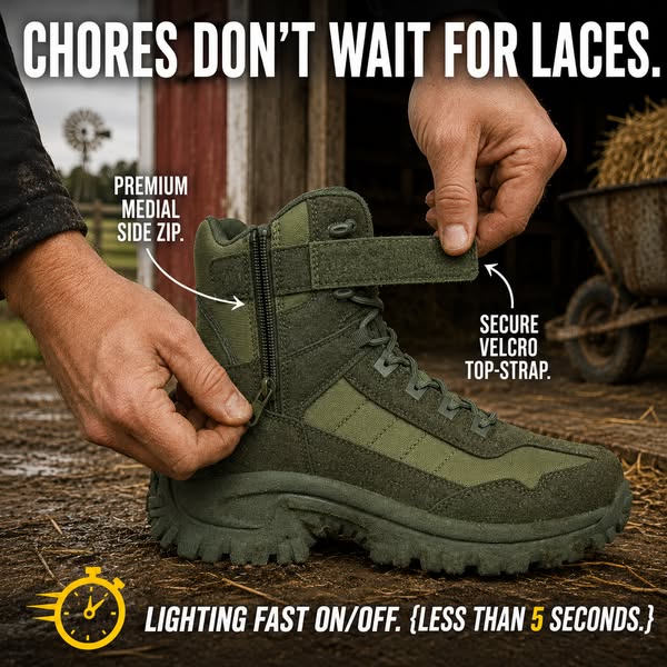 Why Vernlock's Waterproof Orthopedic Combat Boots Are Revolutionizing All-Day Work & Outdoor Comfort