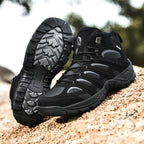 Men’s Orthotic Hiking Work Boots – Arch Support, Wide Toe Box, Protective Design, All-Day Stability
