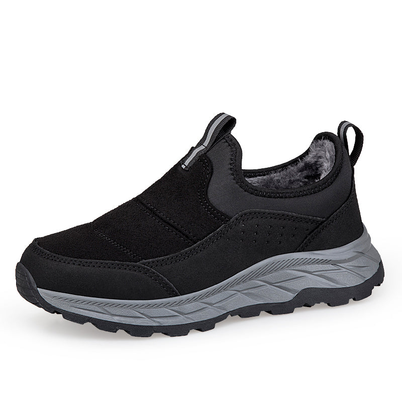 ⏰Limited-Time 70% OFF — Men’s Fleece-Lined Winter Shoes Easy Slip-On Fit • Wide Toe Box • Arch Support • Dry, Warm, Stable All Day