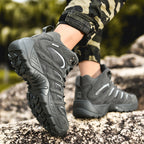 Men’s Orthotic Hiking Work Boots – Arch Support, Wide Toe Box, Protective Design, All-Day Stability
