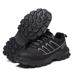 Men’s Steel Toe Work Shoes – Puncture-Resistant Midsole, Arch Support, Wide Fit, Lightweight, Comfortable & Non-Slip for Work & Outdoor Use