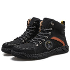 Men's Orthopedic Safety Work Shoes - Protective Toe ; Ankle Protection ;  Waterproof ; Lightweight ;Shock Absorption ; Non-Slip ; Durable for 3 years