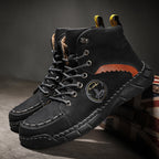 Men's Orthopedic Safety Work Shoes - Protective Toe ; Ankle Protection ;  Waterproof ; Lightweight ;Shock Absorption ; Non-Slip ; Durable for 3 years