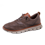 Men's Orthopedic Arch Support Casual Shoes - Handcrafted, Waterproof, Non-Slip, Comfortable Work Shoes, Durable For 5 Years