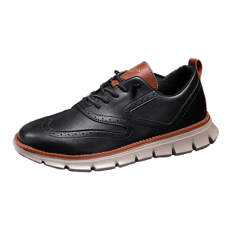 Men's Orthopedic Arch Support Casual Shoes - Handcrafted, Waterproof, Non-Slip, Comfortable Work Shoes, Durable For 5 Years