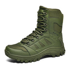 Men's Orthopedic Walking Boots - Built-In Arch Support; Waterproof Leather Upper; Wide Toe; Non-Slip; Ankle Support; Scratch&Smash&Puncture Resistant; Comfortable Hiking Boots