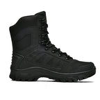 Men's Orthopedic Walking Boots - Built-In Arch Support; Waterproof Leather Upper; Wide Toe; Non-Slip; Ankle Support; Scratch&Smash&Puncture Resistant; Comfortable Hiking Boots