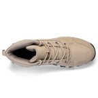 Men's Orthopedic Walking Boots - Built-In Arch Support; Ankle Support; Waterproof Leather Upper; Wide Toe; Non-Slip; Anti-Wear; Comfortable Hiking Boots