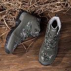 Men's Orthopedic Walking Boots - Built-In Arch Support; Ankle Support; Waterproof Leather Upper; Wide Toe; Non-Slip; Anti-Wear; Comfortable Hiking Boots