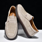 Men's Comfortable Casual Shoes, Built-In Arch Support, Lightweight, Waterproof, Slip Resistant, Breathable Upper, Durable For 5 Years.