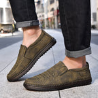 Men's Comfortable Casual Shoes, Built-In Arch Support, Lightweight, Waterproof, Slip Resistant, Breathable Upper, Durable For 5 Years.