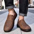 Men's Comfortable Casual Shoes, Built-In Arch Support, Lightweight, Waterproof, Slip Resistant, Breathable Upper, Durable For 5 Years.