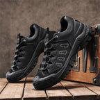✅ Built for Safety & Comfort – Men’s Steel Toe Safety Work Shoes, Puncture-Resistant, Arch Support, Wide Toe Box, Breathable, Lightweight & Slip-Resistant