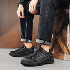 ✅ Built for Safety & Comfort – Men’s Steel Toe Safety Work Shoes, Puncture-Resistant, Arch Support, Wide Toe Box, Breathable, Lightweight & Slip-Resistant