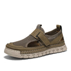 (⏳53% OFF)Men's Mesh Fisherman Sandals – Hook & Loop, Non-Slip for Wading & Fishing