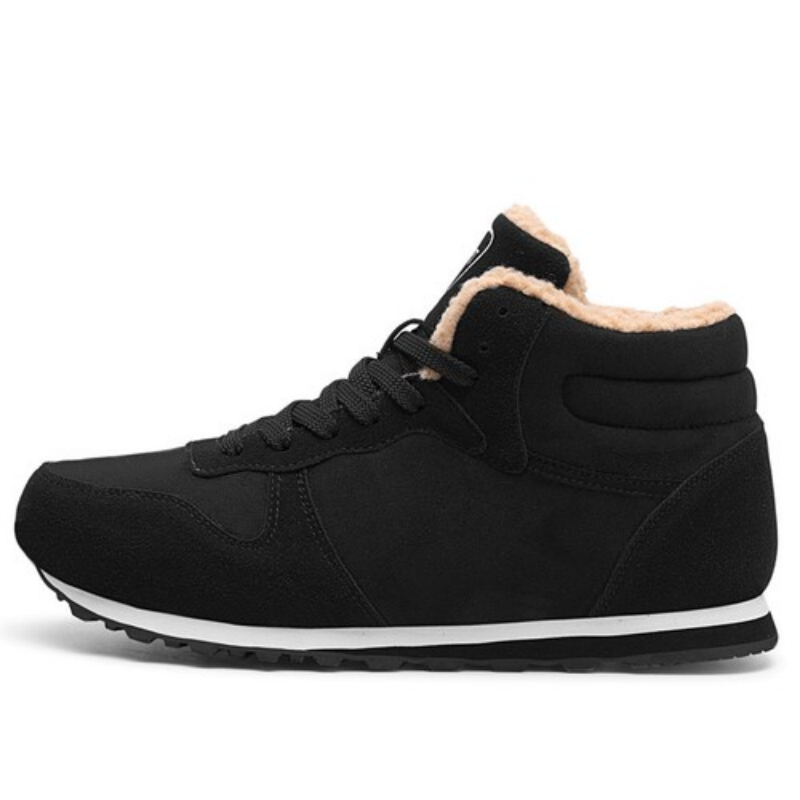 Men’s Warm Waterproof Orthotic Winter Boots, Arch Support, Non-Slip Sole, Lightweight Insulated Boots for All-Day Wear