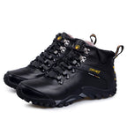 ⏰Limited Time Sale 70% OFF-Men’s Handmade Premium Leather Slip-On Driving Boots – Wide Toe, Arch Support, Waterproof, Pressure Relief, Non-Slip Sole for Casual, Travel&Outdoor