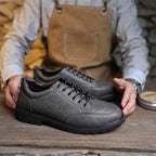 Men’s Handcrafted Leather Business Shoes – Arch Support, Height Increasing & Wide Toe Box