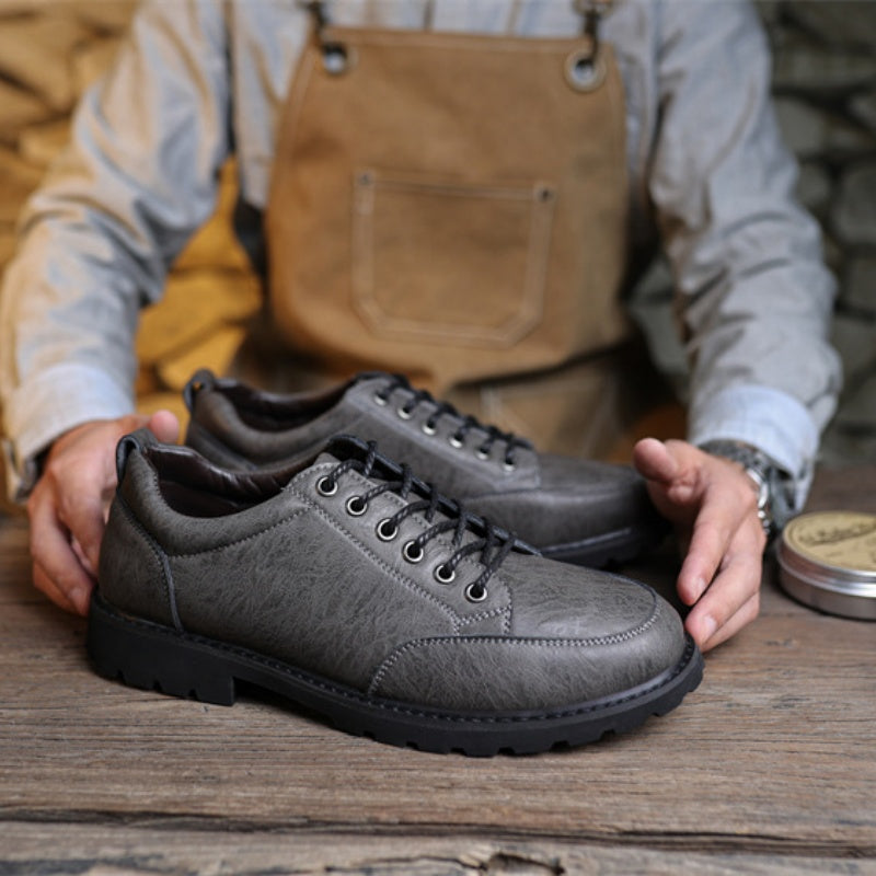 Men’s Handcrafted Leather Business Shoes – Arch Support, Height Increasing & Wide Toe Box