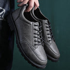 Men’s Handcrafted Leather Business Shoes – Arch Support, Height Increasing & Wide Toe Box