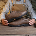 Men’s Handcrafted Leather Business Shoes – Arch Support, Height Increasing & Wide Toe Box