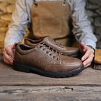 Men’s Handcrafted Leather Business Shoes – Arch Support, Height Increasing & Wide Toe Box