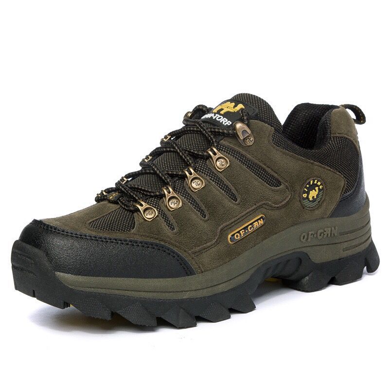 Men's Outdoor Hiking Shoes - Max Grip, Tough Durable, Cushion Comfort, All-Day Wear