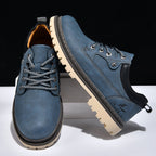 Men’s Durable Orthopedic  Leather Hiking Shoes – Waterproof, Slip-Resistant, Arch Support, Comfortable for All-Day Wear