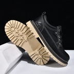 Men’s Durable Orthopedic  Leather Hiking Shoes – Waterproof, Slip-Resistant, Arch Support, Comfortable for All-Day Wear