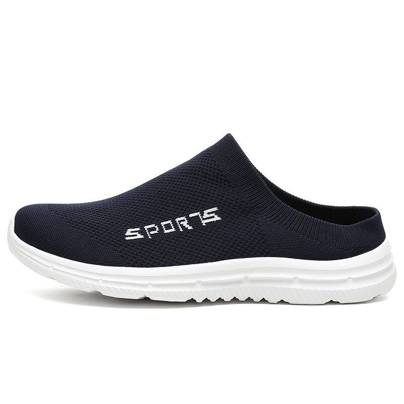 (⏰Limited Time Sale 70% OFF 🔥) Men's Orthopedic Slip-On Loafers Walking Shoes: Casual Canvas Plantar Fasciitis Loafers with Arch Support, Comfortable Orthotic Shoes for Foot and Heel Pain Relief