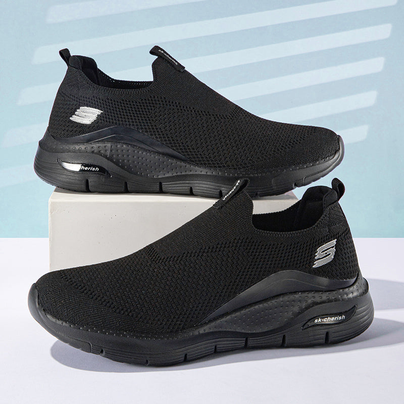 （🔥Big-Brand Comfort – 70% OFF Sale🔥）Men’s Wide Orthopedic Comfort Work Shoes – Lightweight Arch Support for Walking & Casual Wear