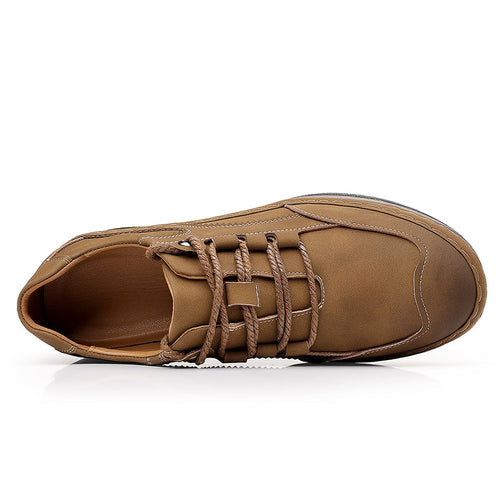 (⏰ Limited Time Sale 70% OFF 🔥) Men’s Premium Leather Lace-Up Shoes – Business to Travel Comfort | Shock-Absorbing, Wide Fit, All-Day Support