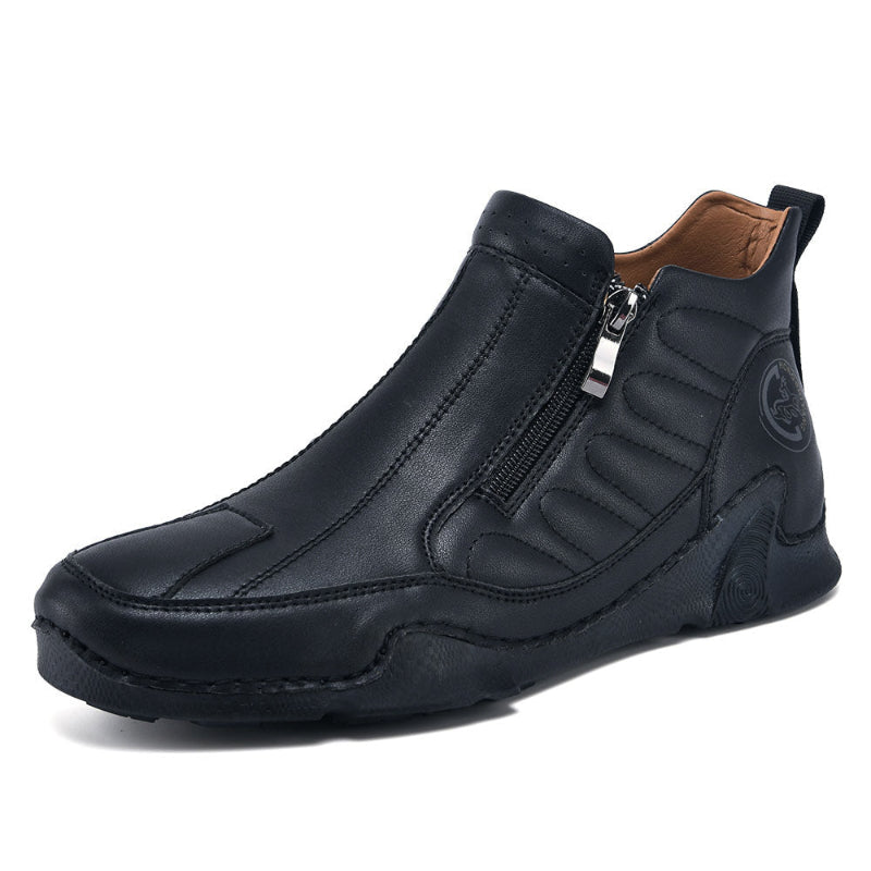 🔥Last Day Promotion 70% OFF 🎁 -Men's Waterproof Orthopedic Walking Shoes, Improve Posture, Pain Free, Easy On Off, For Riding Driving and Daily Commutes