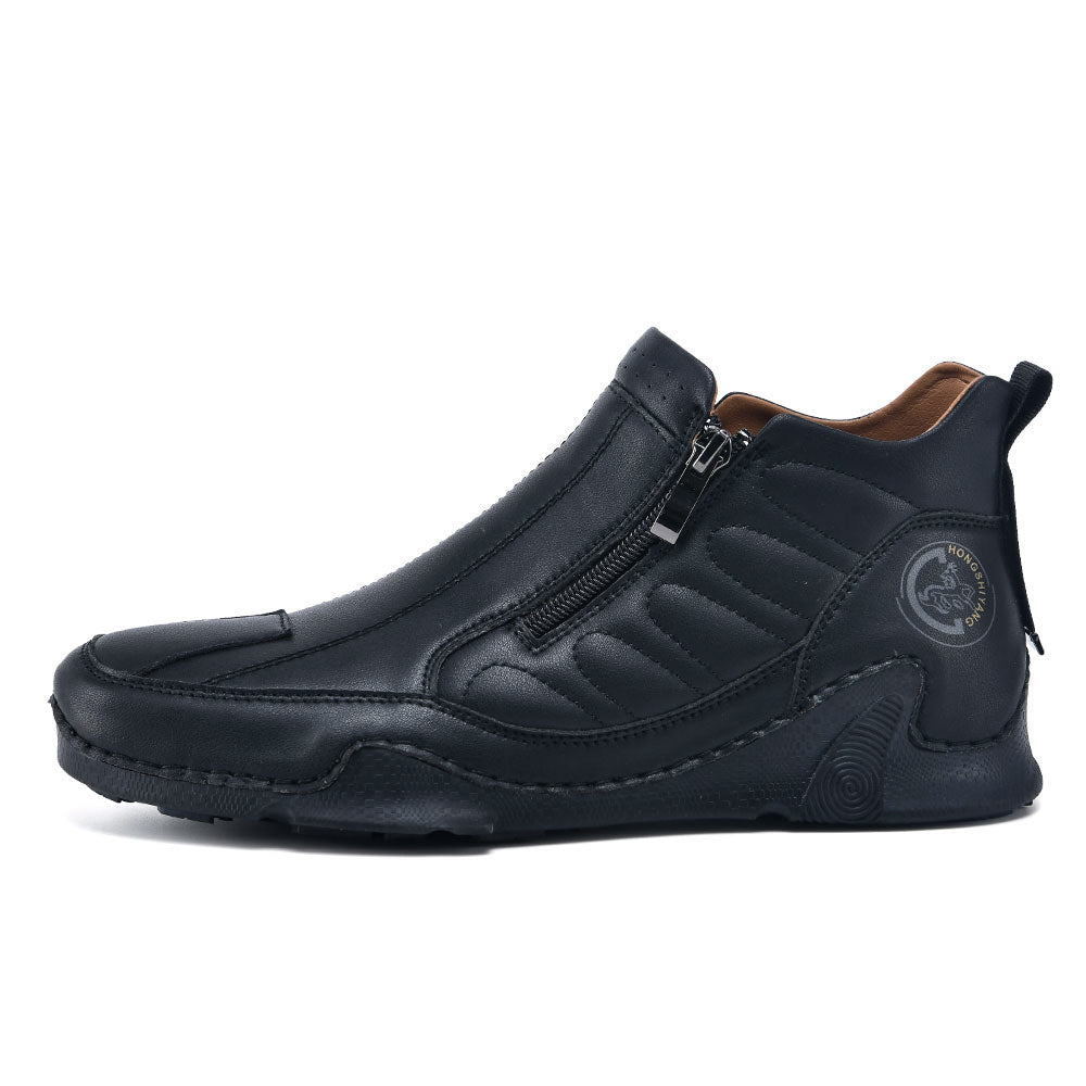 🔥Last Day Promotion 70% OFF 🎁 -Men's Waterproof Orthopedic Walking Shoes, Improve Posture, Pain Free, Easy On Off, For Riding Driving and Daily Commutes