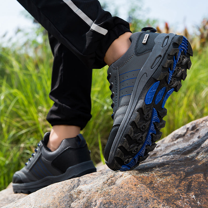 (💥Hot-Selling : 70% OFF Sale!🔥)Men’s Leather Hiking & Outdoor Shoes – Orthopedic Comfort, Non-Slip, Lightweight, Breathable, Durable 3 Years