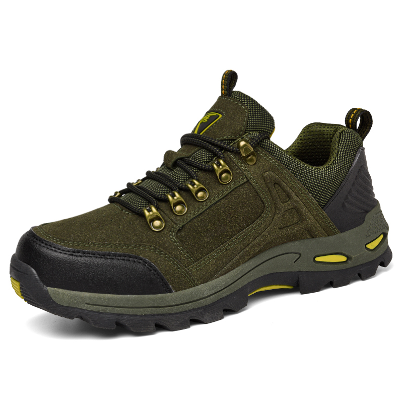 (🎁#3 Best Seller) Men’s Non-Slip Hiking & Work Shoes, Wide Fit, Arch Support, Cushioned