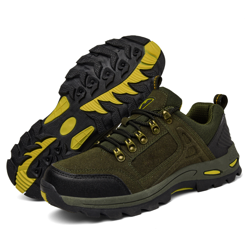 (🎁#3 Best Seller) Men’s Non-Slip Hiking & Work Shoes, Wide Fit, Arch Support, Cushioned