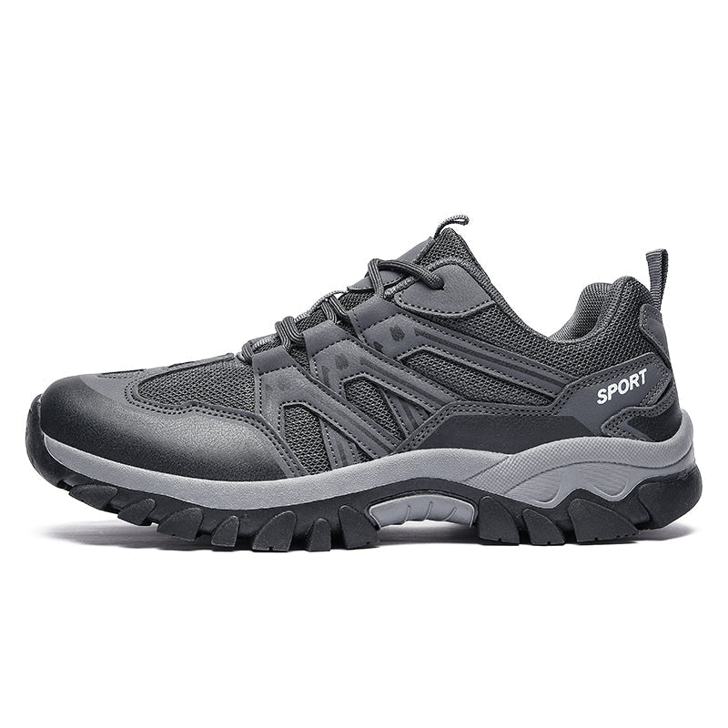 Men’s Trail Hiking Shoes – Lightweight Breathable Quick-Dry, Multi-Terrain Grip, Arch-Support Cushioning, Protective Toe