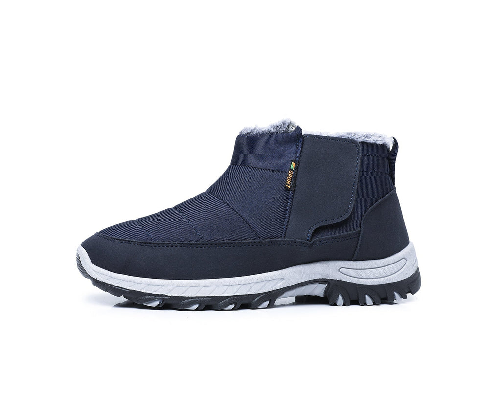Unisex Fall/Winter Thermal-Lined Snow Boots – Waterproof, Non-Slip All-Terrain Hiking & Casual Shoes with Arch Support