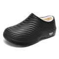 Unisex Fall/Winter Warm EVA Slip-On Clogs – Comfortable Pain-Relief Shoes with Arch Support, Waterproof & Non-Slip, Cozy Sherpa Lining for Indoor & Home Casual Wear