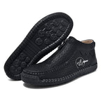 Men's Vintage Outdoor Work Boots – Orthopedic Comfort, Handcrafted Stitching, Waterproof & Non-Slip, Relieves Foot Pain