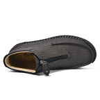 Men's Vintage Outdoor Work Boots – Orthopedic Comfort, Handcrafted Stitching, Waterproof & Non-Slip, Relieves Foot Pain