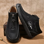 Men's Vintage Outdoor Work Boots – Orthopedic Comfort, Handcrafted Stitching, Waterproof & Non-Slip, Relieves Foot Pain