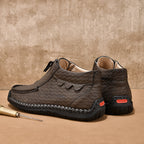 Men's Vintage Outdoor Work Boots – Orthopedic Comfort, Handcrafted Stitching, Waterproof & Non-Slip, Relieves Foot Pain