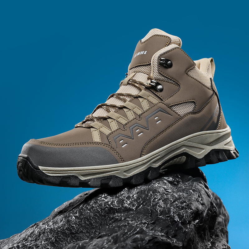 Orthopedic Hiking Boots for Men – Waterproof, Arch Support, Pain-Relief Comfort for Plantar Fasciitis & Foot Ailments