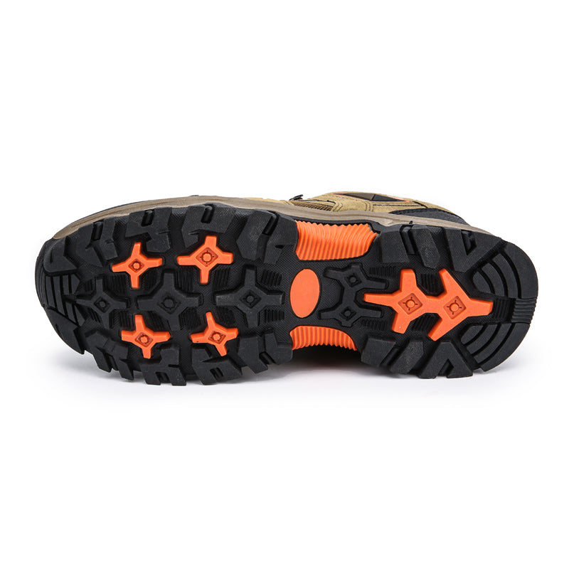 (🎁#4 Best Seller) Men’s Comfort & Protection Shoes — Wide Fit, Shock-Absorbing Cushioning, Non-Slip Grip, Pain-Relief Support
