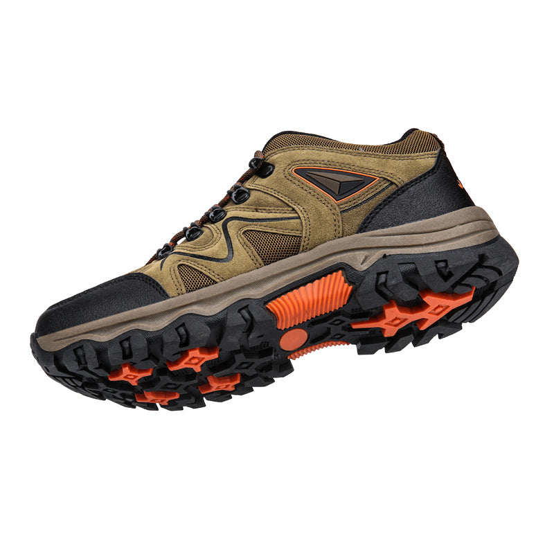 (🎁#4 Best Seller) Men’s Comfort & Protection Shoes — Wide Fit, Shock-Absorbing Cushioning, Non-Slip Grip, Pain-Relief Support
