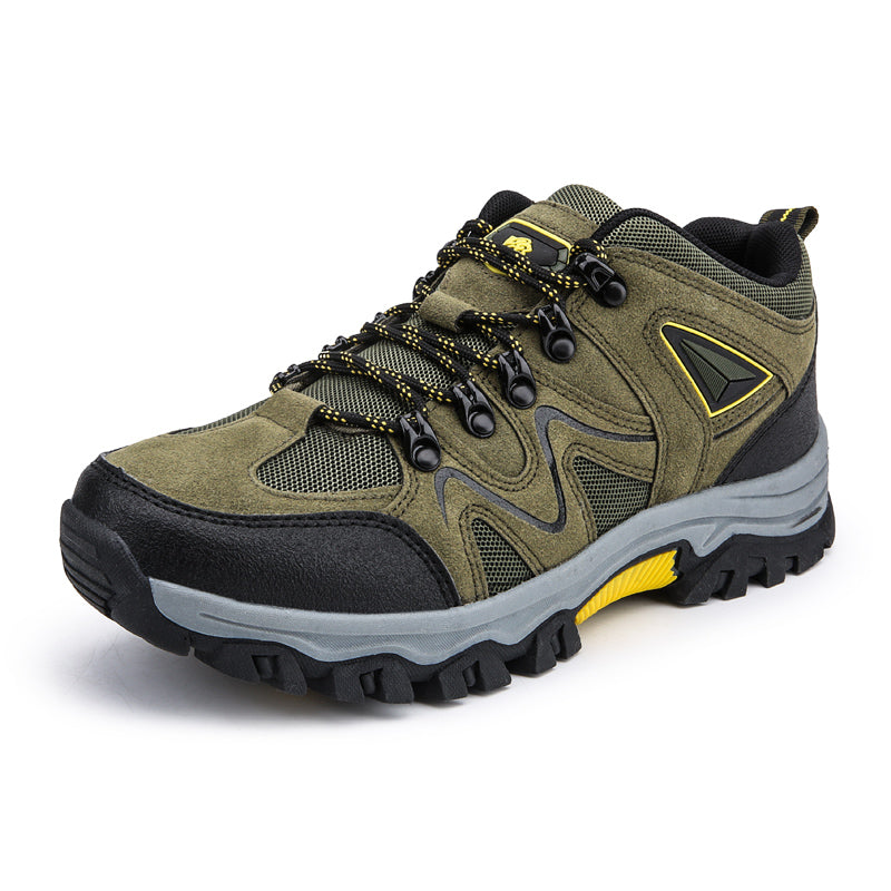 (🎁#4 Best Seller) Men’s Comfort & Protection Shoes — Wide Fit, Shock-Absorbing Cushioning, Non-Slip Grip, Pain-Relief Support