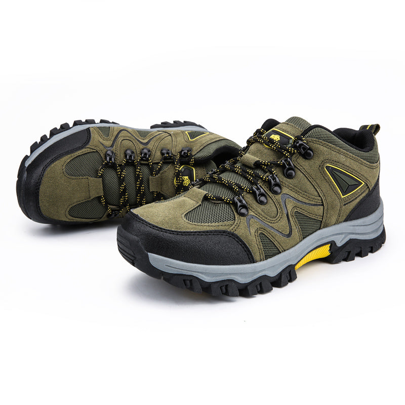(🎁#4 Best Seller) Men’s Comfort & Protection Shoes — Wide Fit, Shock-Absorbing Cushioning, Non-Slip Grip, Pain-Relief Support