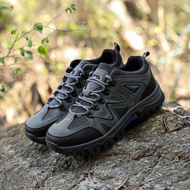 (🎁#4 Best Seller) Men’s Comfort & Protection Shoes — Wide Fit, Shock-Absorbing Cushioning, Non-Slip Grip, Pain-Relief Support
